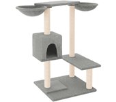 Rascador para Gatos con postes de isal gris Claro 72 cm