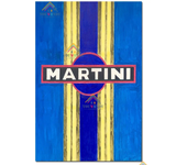 Martini Racing Metal Poster Plaque Metal Vintage Decor Retro Tin Sign Man Cave Decoration Bar Sign Garage Wall Decor Wall Art