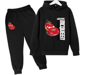 Cars Sweatshirt Boy Sweatshirt girls Lightning McQueen Sweatshirt Hoodies Pants 2Pcs Kids Tracksuits Children Clothing
