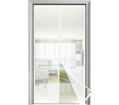 Cortina Mosquitera Magnética para Puerta Exterior con Imanes, Mosquitera Cortina Puerta Magnetica Imantada - (85x200, Blanco)
