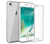 FAMZ - Protector Cristal Templado + Carcasa Híbrida para Iphone 7 / Iphone 8 / Iphone Se