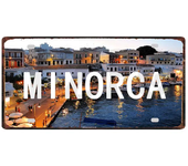 Vintage Ibiza Egypt Munich Haikidiki City Metal Sign License Plate  Wall Art Decor for Home Shop Club Bar  xCM DCA