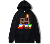 South Park Print Fashion New Graphic Hoodies Men Nuevo En Sudaderas Black White Clothing Design New Sudaderas Para Hombre