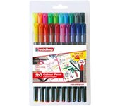 Edding - PACK CON 16 ROTULADORES ESTÁNDAR + 4 ROTULADORES PASTEL S/C 1200 EDING E1200-20-BTS E1200-20-BTS