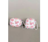 Little pink Flower Pearl Pendant Case Airpods 4 For Apple AirPods Pro 2 Flowers Butterfly Earphone Cases Heart Keychain