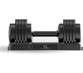 Mancuerna ajustable 25 kg KSIX, Acero Q235, 8 discos incluidos, Agarre ergonómico, Diseño compacto