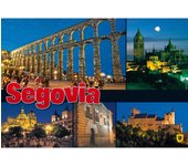 Domínguez - Imán Metálico Laminado Brillo - Grosor 2 m - Segovia Vistas Noche