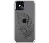 Funda compatible con iPhone 12 - 12 Pro - Pluma mandala