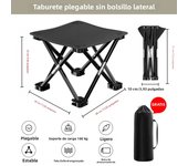 Outdoor Foldable Chair Camping Chair with Organizer Bag Picnic Oxford Cloth Chairs Portable Beach Fishing Chairs Outdoor Chair