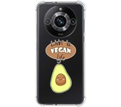 Funda Silicona Antigolpes para Realme 11 Pro / 11 Pro+ Plus diseño Vegan Life Dibujos