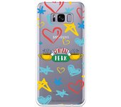 Funda original compatible con Samsung Galaxy S8 - Friends Central Perk Love