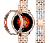 Strap Case Protector For Samsung Galaxy Watch 6 5 40mm 44mm Metal Bracelet For Galaxy Watch 4 44mm 40mm Band Diamond Cover Frame