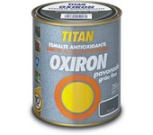 PINTURA OXIRON PAVONADO GRIS ACERO 750 ML TITAN
