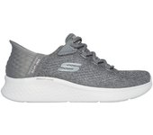 Skechers Deportiva Mujer SLIP-INS SKECH-LITE PRO NATURAL BEAUTY Gris