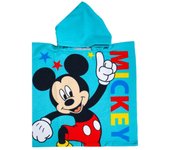 SUN & SURF Toalla de playa Infantil MICKEY Licencia Disney Original, Microfibra Rizo, Suave y Absorbente, Ideal para Piscina, Playa o Campo