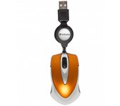 Verbatim - Go Mini ratón USB tipo A Óptico 1000 DPI - 49023 49023