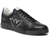 Emporio Armani Zapatillas Zapatos de cuero Hombre Negro X4X598 XN633 K001