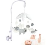 Móvil para cuna - Juguetes para cuna de bebé - Juguete decorativo para cama Reloj giratorio colgante con melodías para un propósito