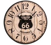 23cm Creative Retro Three-dimensional Wooden Wall Clock Quiet Time Accurate for Kitchen Study Bedroom Wall Decoration Clock
