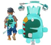 Riendas bebé caminar arnés para niños pequeños, muñeca brazalete con cerradura y 1,5 m Bungee correas enlace