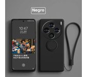 Case for Vivo X100 Pro Liquid Silicone Ring Holder Soft Phone Skin Cover for Vivo X90 Pro Plus Upgrade Shockproof Back Fundas