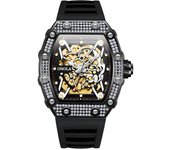New 2022 Diamond Watch Men Brand ONOLA Luxury Automatic Mechanic Fashion Watches Man Waterpoor Montres Pour Hommes Clock