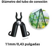 5pcs Plant Support Awning Pillar Accessories A Clip Quickly Garden Up Steel Climbing Vine Pipe Plant Support Bracket Bracket Set