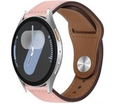 Correa de Piel para Samsung Galaxy Watch 7 / 6 / 5 / 4 / Amazfit GTS 4 / Garmin Vivoactive 5, Modelo Cuero Bucle Ancho 20mm