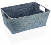 Cesta Multiusos Versa Azul (22 x 13 x 31 cm)