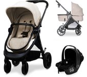 Asalvo Trío Convertible Happy - Silla de paseo de bebé 3 en 1, Carrito de bebe desde 0 meses hasta 22 kg