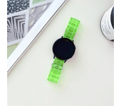 Transparent strap for Samsung Galaxy watch 7/6/5/pro/4/classic/Active 2 20mm/22mm Glacier link bracelet huawei gt 2-3-pro-4 band