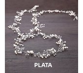 1PC Wedding Headband 50cm Pearl Crystal Bridal Hair Accessories Headpiece Women Decorative Hair Vine Wedding Hair Jewelry
