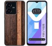 Funda Silicona para Vivo Y35 / Y22s diseño Madera 05 Dibujos