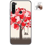 Tumundosmartphone Funda Gel Tpu para Xiaomi Redmi Note 8 (2019/2021) diseño Pajaritos Dibujos