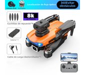 E99S Drone With 8K Professional Camera Intelligent Obstacle Avoidance Brushless Motor Optical Flow Positioning RC HD Camera Dron