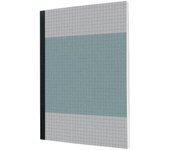 Cuaderno sigel, DIN A5, cuadriculado, azul claro, 200 hojas