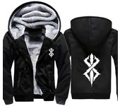 Winter Jacket Men Warm Thick Coat Fleece Male Harajuku Fashion Zip Up Hoodies Casual Sportswear Workout Hooded Sweatshirt