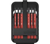 Wiha Juego de bits slimBit electric ranurados, Phillips, de 7 unid., incl. caja de slimBits (43159)