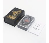 Tarjetas de Tarot de tótem misteriosas operadas directamente, tarjetas de oráculo de pvc, tarjetas inglesas impermeables