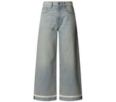 WIDE LEG HW TURN-UP 000DENIM