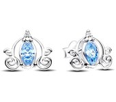 New Disney Pumpkin Car Necklace Earring Set Charm Beads Suitable for Original  Bracelets DIY Women's Jewelr