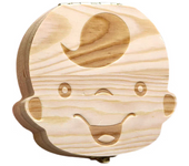 CAJA DIENTE INFANTIL,SONFEDO, Caja para guardar dientes para niños, Acumulación de dientes, Regalo en madera de souvenir
