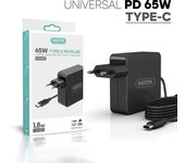 PCA65PD Cargador Universal PD 65W con Cable USB-C