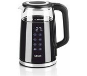 Hervidora Eléctrica - HERVIDOR ELECTRICO - Digital - MARCA HAEGER - MODELO Digiglass – CAPACIDAD  1.7L, - POTENCIA 2200W