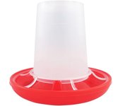 Comedero y bebedero para pollitos de 0.35 lb, comedero para pollos de 5.4 oz, bebedero para pollos, pájaros pequeños, kit de equipo de alimentación para aves de corral, bebedero y comedero para pollitos, bebedero para pollitos, jarra para criadora, sin ah
