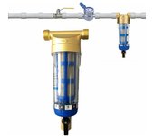 Filter de sedimentos reutilizable-Prefilter de Agua-Filter de sedimentos-Pre-filter de Micras-Accesorio purificador de Agua-Para tuberia de Agua de Pozo-Filter de sedimentos (abrazadera de Manguera de 1/2) ")