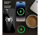 S-Spiderman LOGO Phone Case For iPhone Magesafe Magnetic  15 Pro 11 Mini 12 13 14 Max Plus Shell