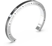 Guess Pulsera Hombre Legacy De Acero Plateado