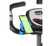 Tawis Soporte movil Bicicleta estatica Universal valido para Smartphones de hasta 7.5" de Pantalla Soporte movil para Bici Spinning sujeta movil eliptica sujeta movil Cinta Correr Azul