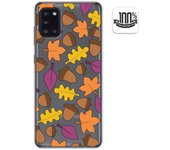 Tumundosmartphone Funda Gel Transparente para Samsung Galaxy A31 diseño Otoño Dibujos